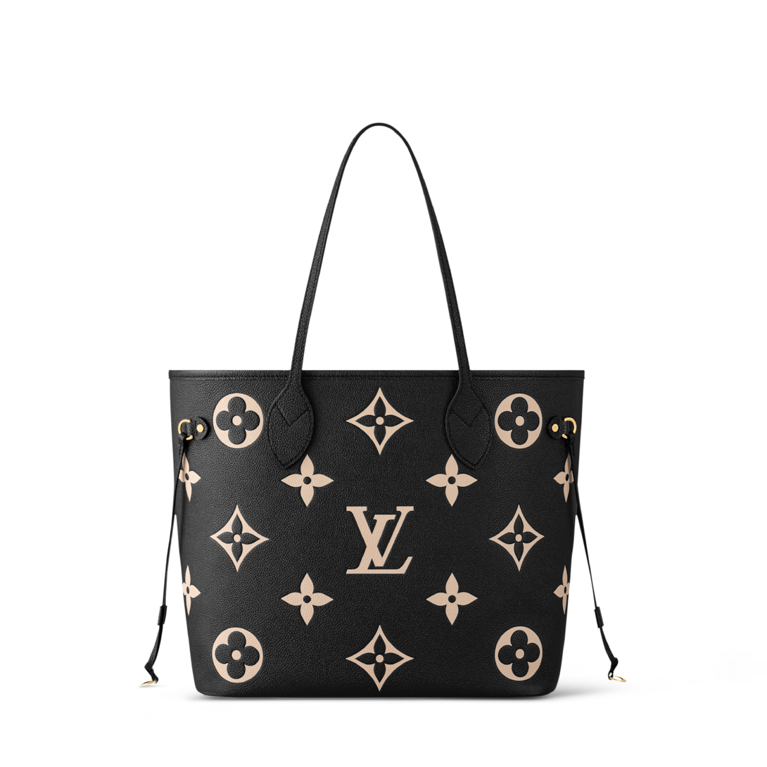 Neverfull MM Monogram Empreinte Leather - Handbags | LOUIS VUITTON